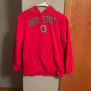 Scarlet and gray youth Ohio state hoodie